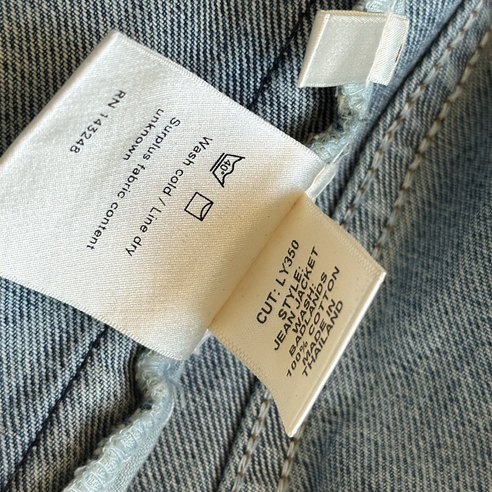 Reformation Blue Denim Jacket - Picture 6 of 7
